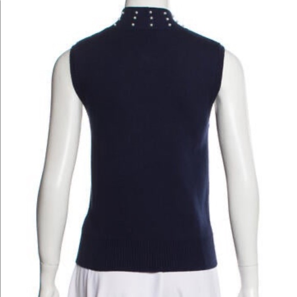 Tara Jarmon - mock neck sleeveless top - Picture 2 of 10
